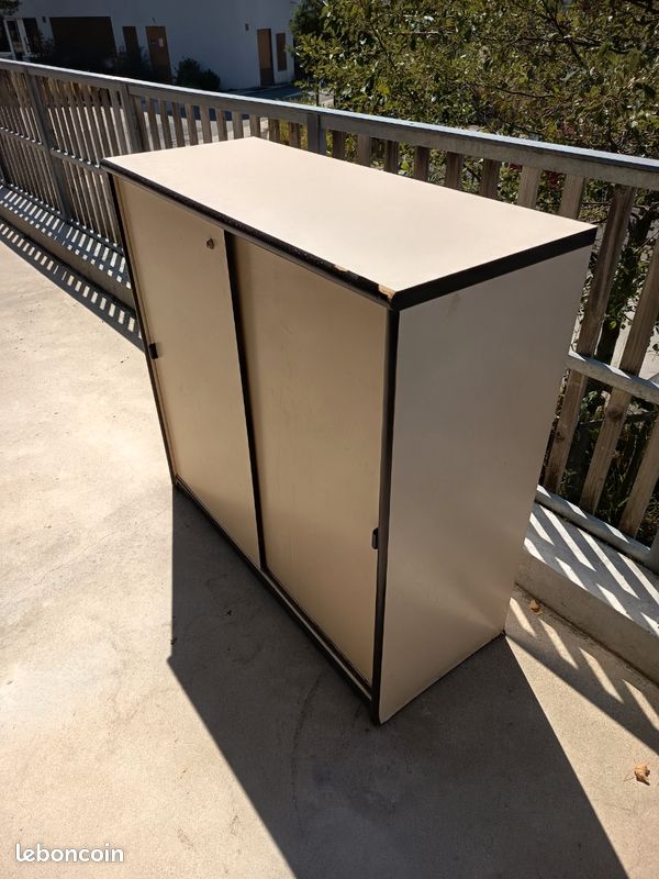 Gros meuble de rangement métallique robuste – atelier / garage (image 2)