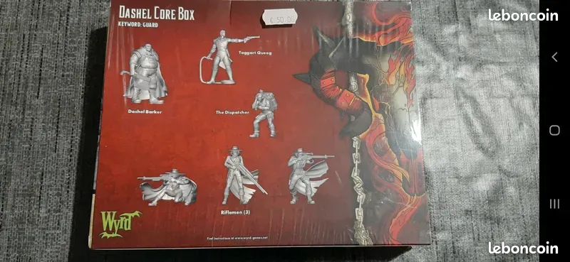 Malifaux Guild - Dashel Core Box Miniatures Set - Includes Dashel Barker, The Dispatcher & Riflemen