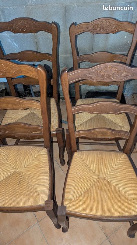 Chaises paillées (image 3)