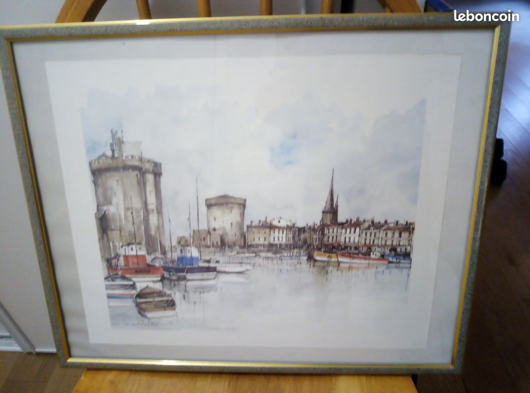 Affiche encadrée la rochelle (image 1)