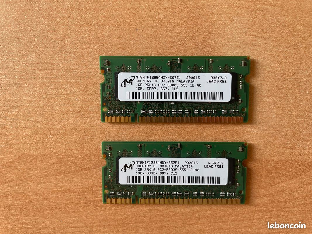 OFFTEK 2Go Mémoire RAM de Remplacement pour Toshiba Satellite L50-B-1D5 (DDR3-12800) mémoire d Ordinateur Portable