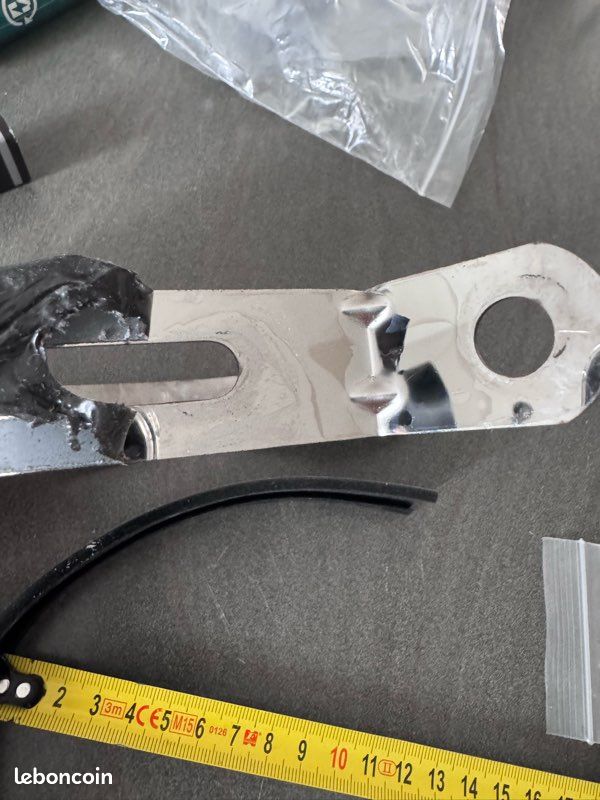 Tuyau De Silencieux D'échappement Demi-Cercle, Support De Fixation De Moto Echappement Silencieux Universel Moto, Support De Silencieux D'échappement En Acier Inoxydable