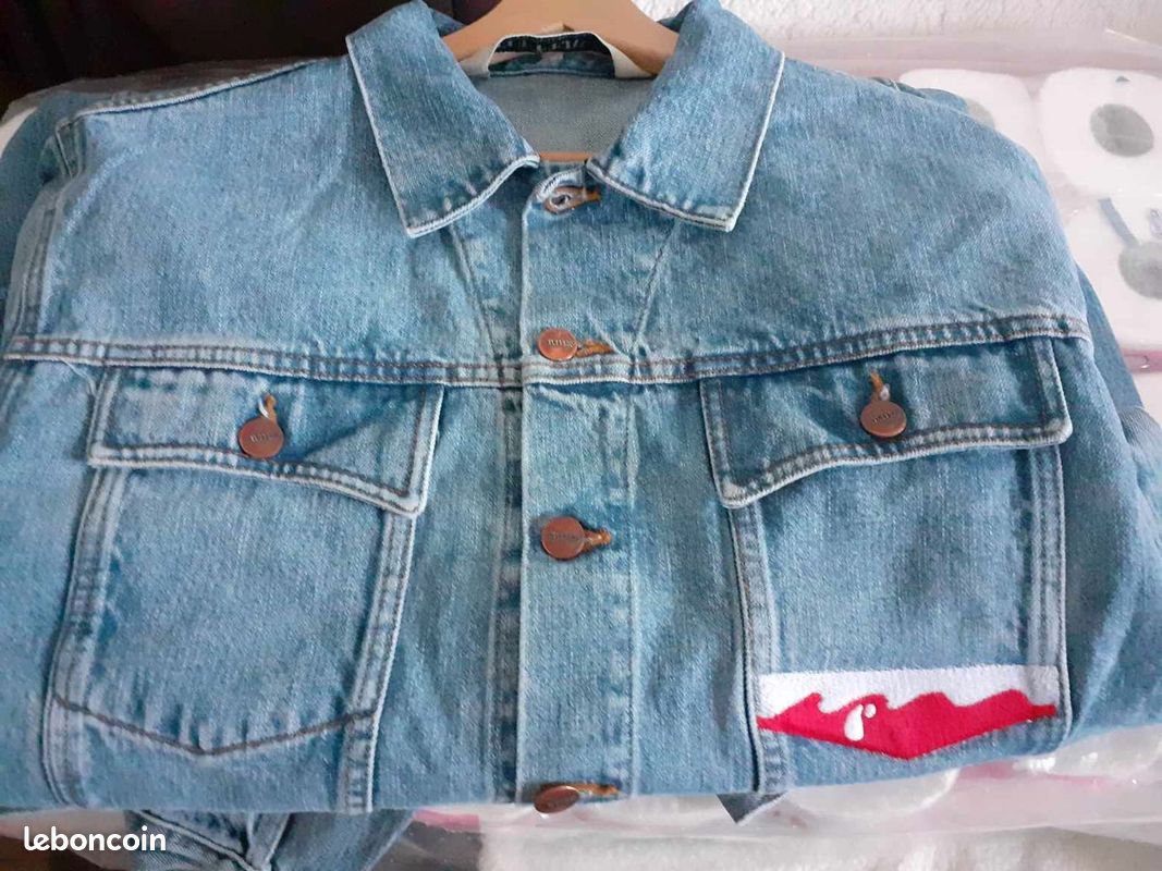 Veste jean vintag neuve XL·Neuf avec étiquett Vêtements