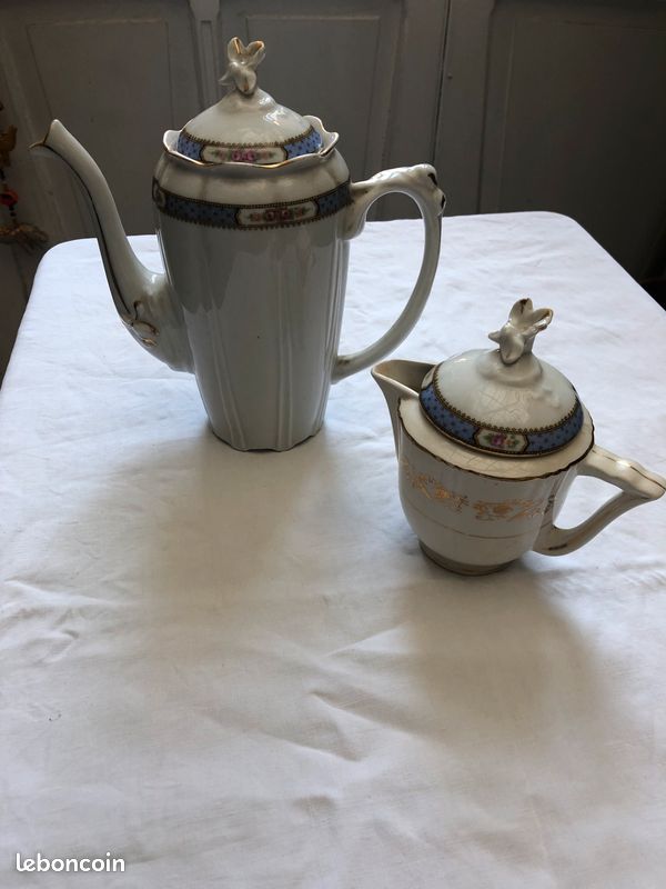 THÉIÈRE VINTAGE EN porcelaine de France – Création ALPAC EUR 20,00 - FR