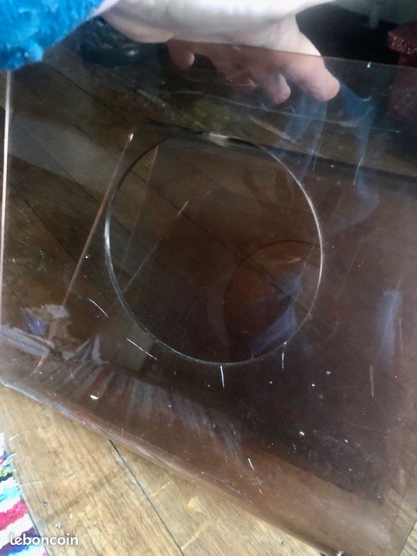 Porte revue plexi fumé vintage (image 5)