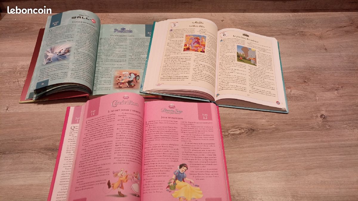 3 livres gros livre 1histoire par jour histoires Disney 365j + CD (image 2)