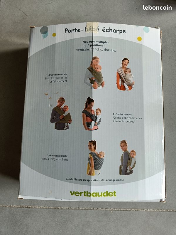 Echarpe de portage Porte-bébé écharpe Verbaudet (image 2)