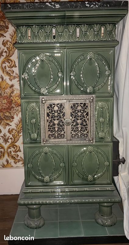 Poêle à bois alsacien Karelhoffe en faïence (image 2)