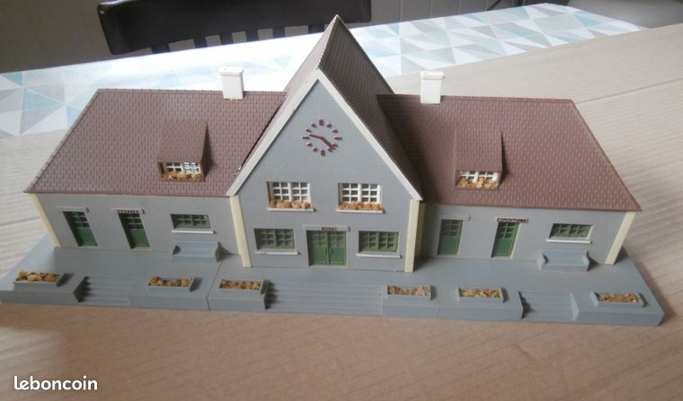 Jouef HO 846 Gare Decor Circuit Train Vintage Modelisme Ferroviaire