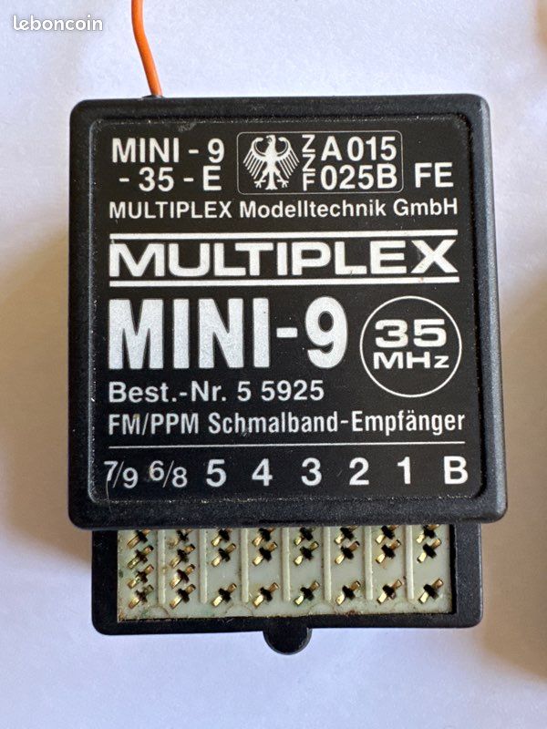 Récepteur MULTIPLEX MICRO-IPD CAR 40 MHz (Réf 55991) - Occasion Testé OK Pour Modélisme RC