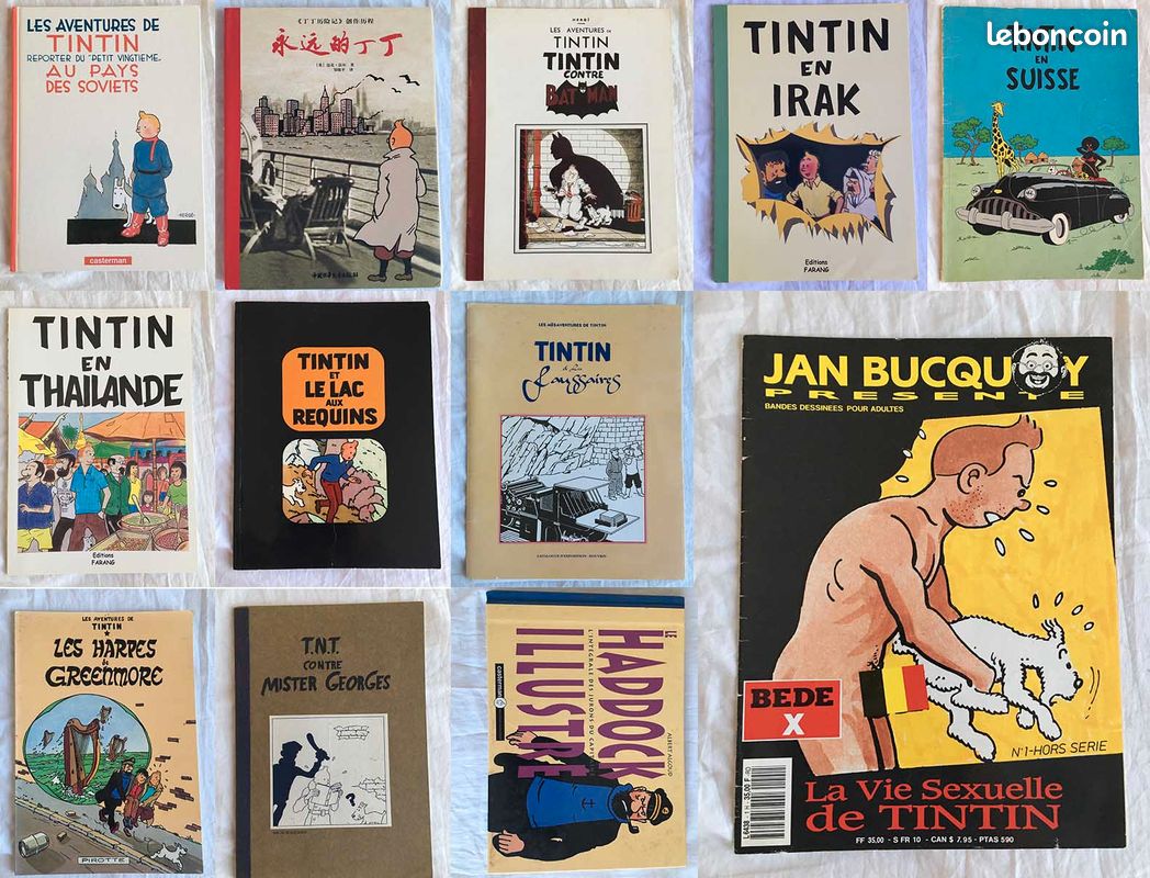 Tintin RARES – Collection underground – TNT + Batman + Faussaires (image 4)