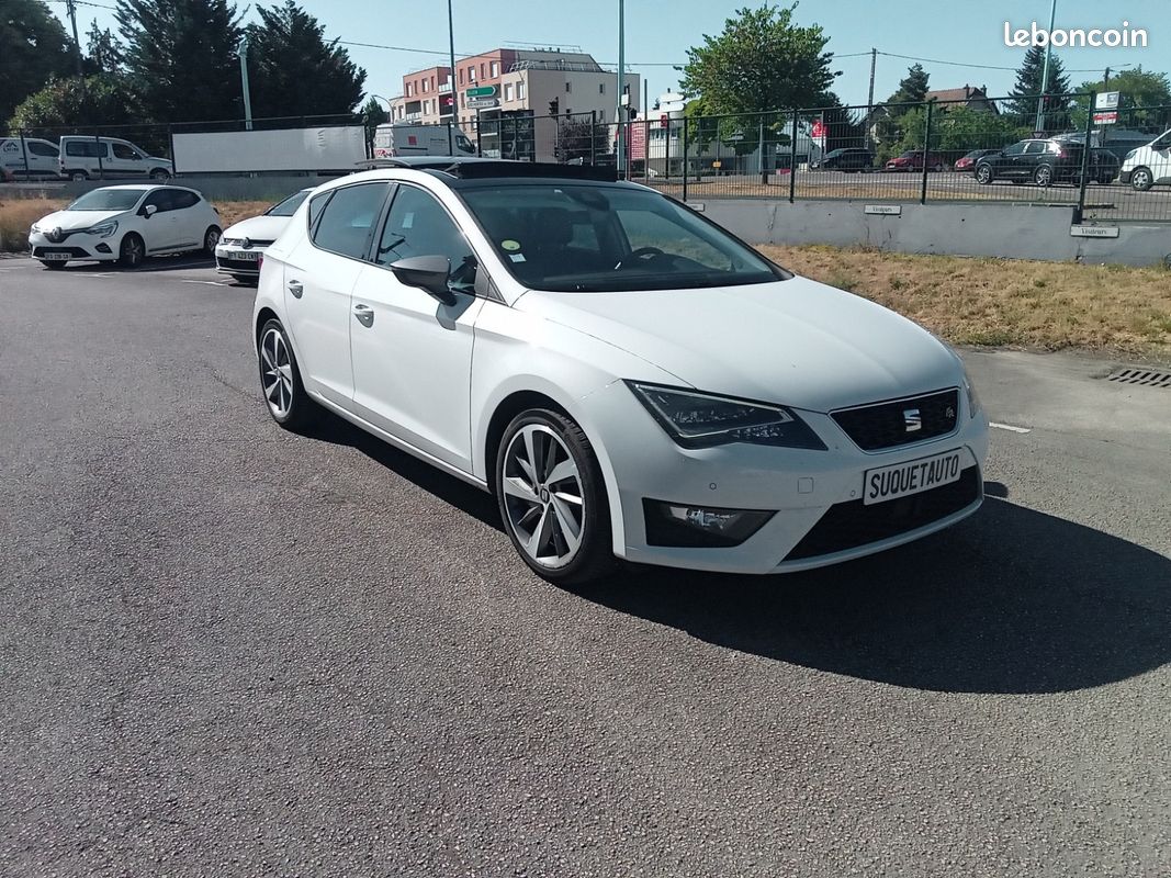 SEAT LEON 2.0 TDI 150 Start/Stop DSG6 FR / VENTE DESTINÉE UNIQUEMENT A PROFESSIONNEL DE L'AUTOMOBILE (image 4)