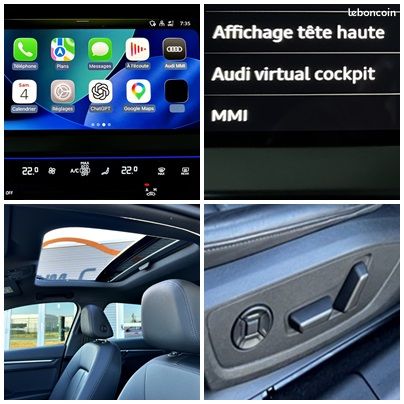 AUDI A3 SPORTBACK 35 TFSI 150 DESIGN LUXE S-TRONIC 2023 1ère MAIN ORIGINE FRANCE SUIVI EXCLUSIF AUDI * TOIT OUVRANT PANORAMIQUE * AFFICHAGE TETE HAUTE * FEUX MATRIX LED * SELLERIE CUIR * CARPLAY (image 5)