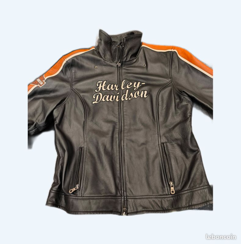 Blouson cuir harley davidson (image 1)