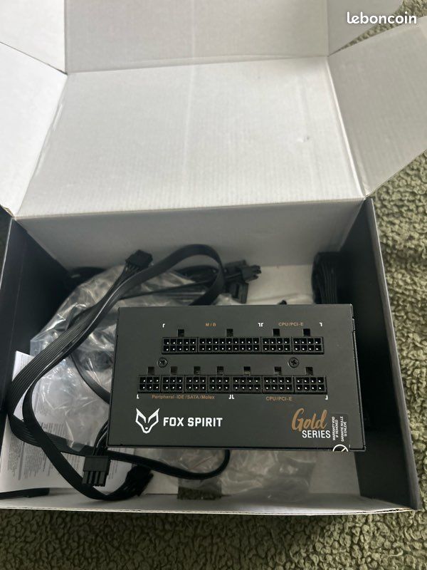 Alimentation Fox Spirit US-650G V2 – 650W 80+ Gold Full Modulaire – Complète (image 2)