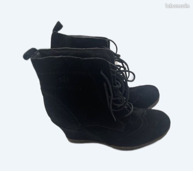 Bottines daim de marque italienne Chaussures