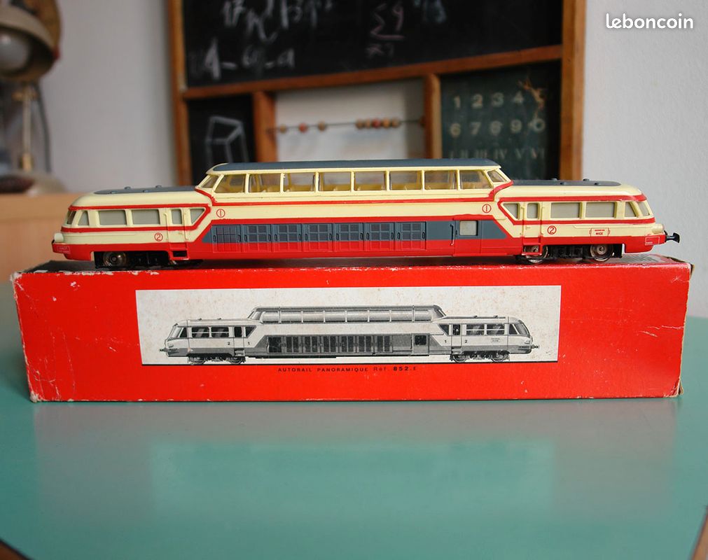 Autorail Jouef HO 852 Nice-Genève, état Impeccable, Comme Neuf !