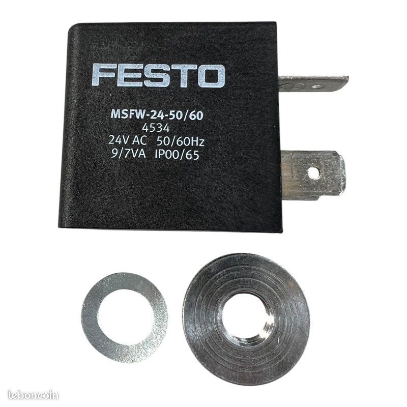 FESTO 4534 MSFW-24-50/60 Bobine solénoïde 24VAC 9VA (image 2)