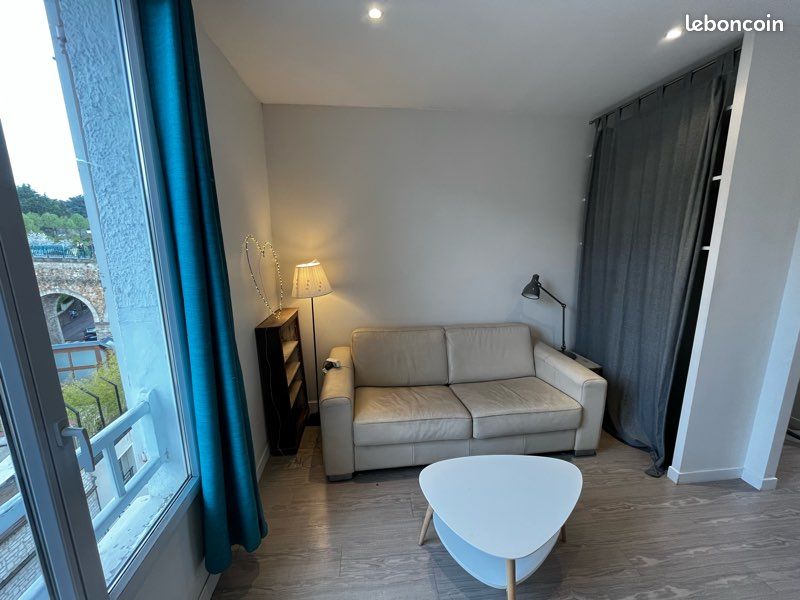 Vente Canapé lit en cuir (image 1)