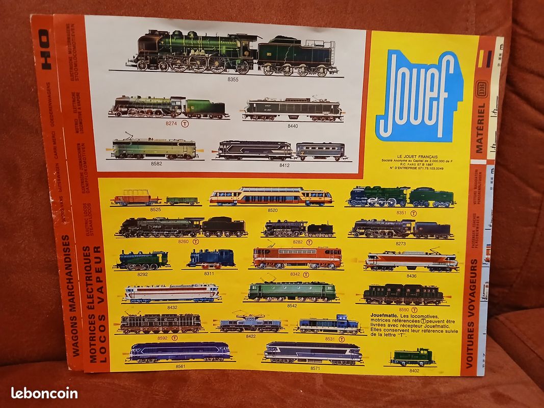 Catalogue ancien années 70 de la marque Jouef train électriques et circuit routier (image 1)