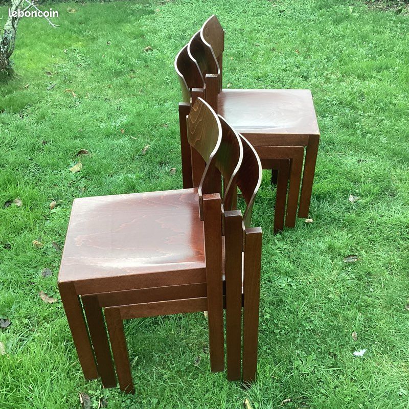 6 chaises vintage schlapp mobel (image 16)