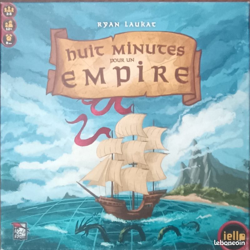 Jeu de société Huit Minutes pour un Empire - Iello (Ryan Laukat) (image 1)