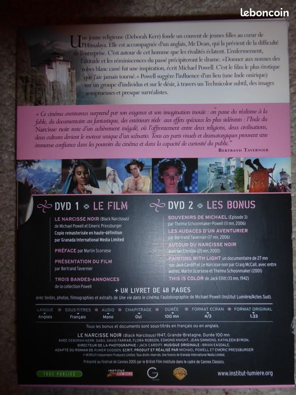 DVD Le Narcisse noir - édition collector (image 2)