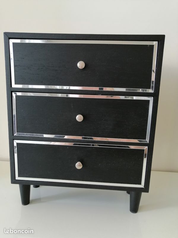 Boîte à bijoux ou autre armoire 3 tiroirs (image 2)