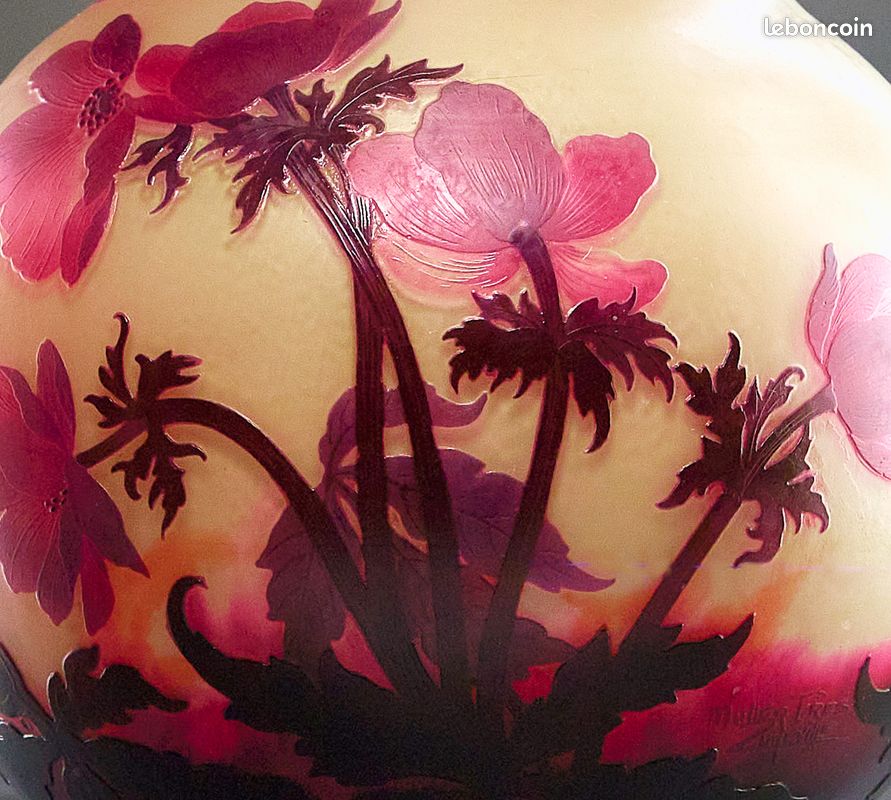 MULLER FRÈRES - vase - ART DÉCO NOUVEAU (image 3)