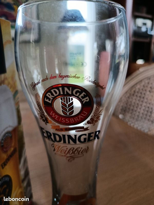 Verres à Bière Neufs Erdinger Collector Pinte 50cl – Sérigraphie