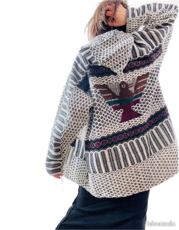 Veste Ethnique Vintage faite main Vêtements