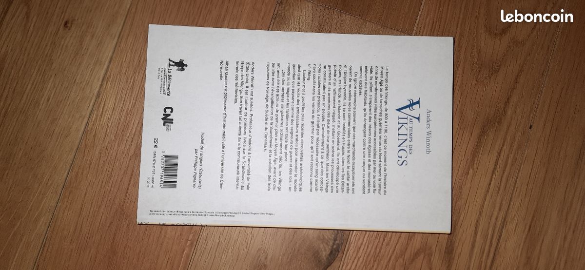 Livre Au temps des Vikings neuf Anders Winroth (image 2)