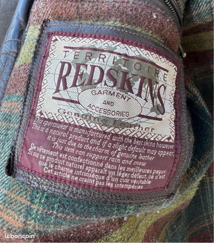 Blouson en cuir Redskins, taille M Vintage (image 11)