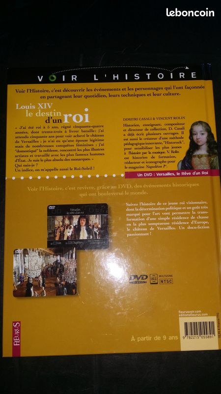 Livre histoire +DVD sur Louis XIV (image 2)