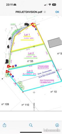 Lot de terrain constructible
