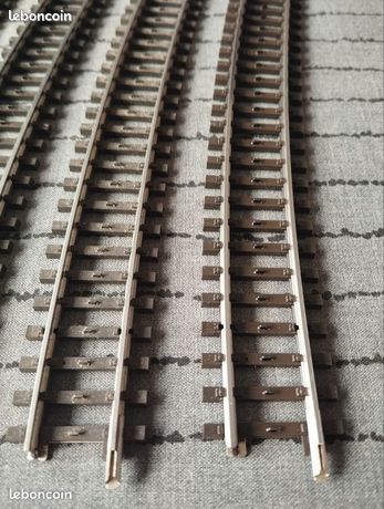 9 Rails Courbés Märklin 3900 – Pour Voie Courbe, Avec Boîte D'origine, Occasion