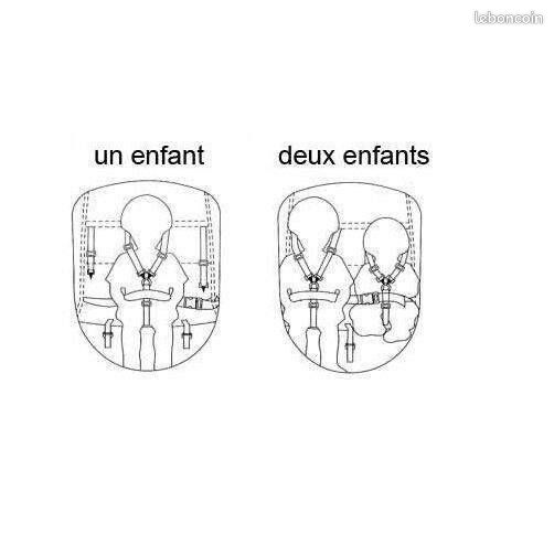 Remorque vélo Jogger - 2 en 1 - Pour 1 ou 2 enfants - Neuve - Livraison gratuite en Europe (image 2)