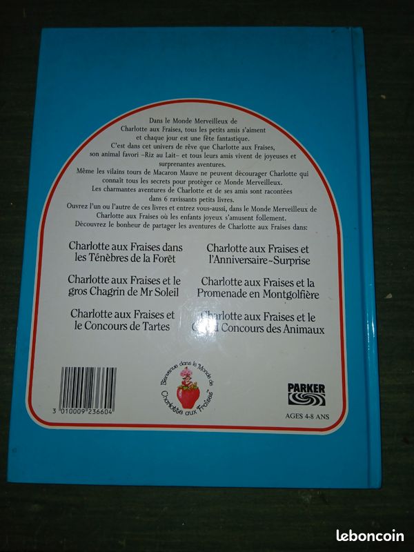 Livre Vintage Charlotte aux Fraises (1984) - Le Grand Concours des Animaux (image 9)