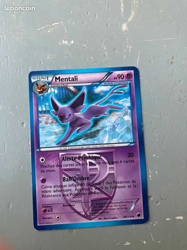 Lot de 4 cartes Pokémon Team plasma (image 4)