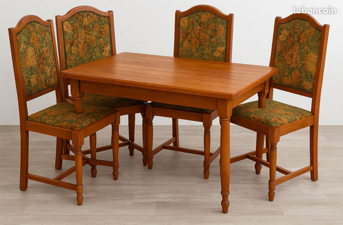 Table et 4 chaises (image 1)