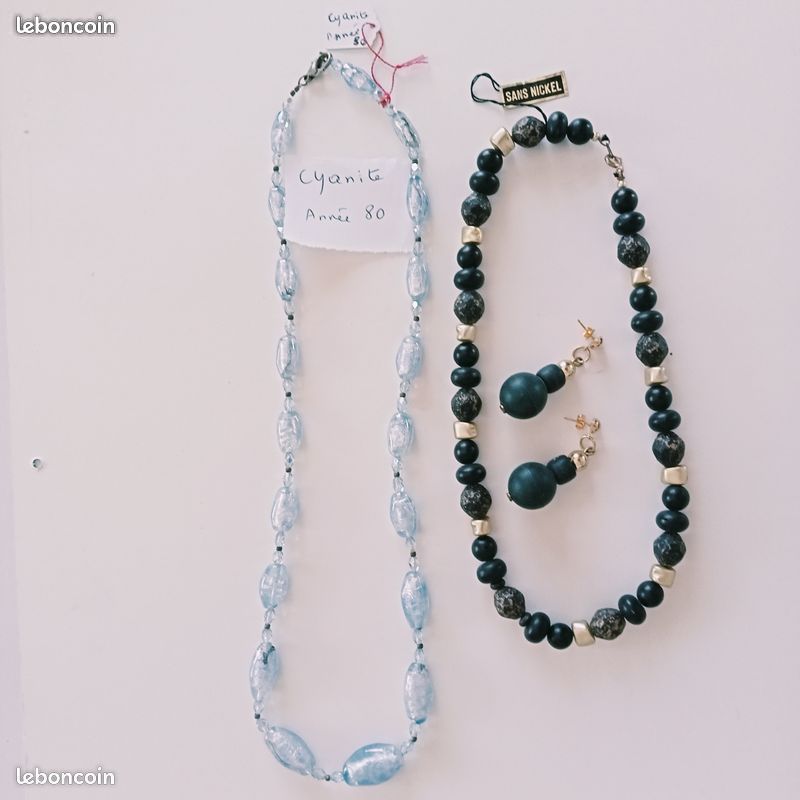 Collier Vintage N580 - Bijou D'Occasion - Style Rétro
