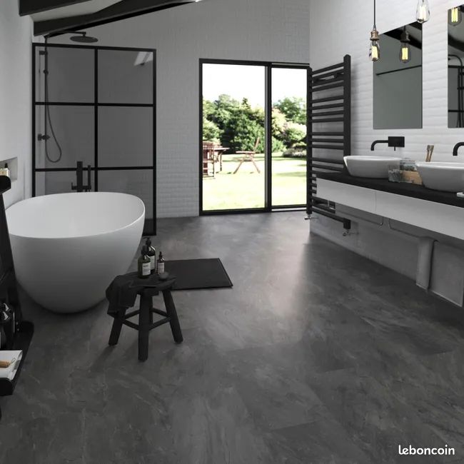Dalle PVC clipsable intenso ARTENS New zeia effet pierre (image 1)