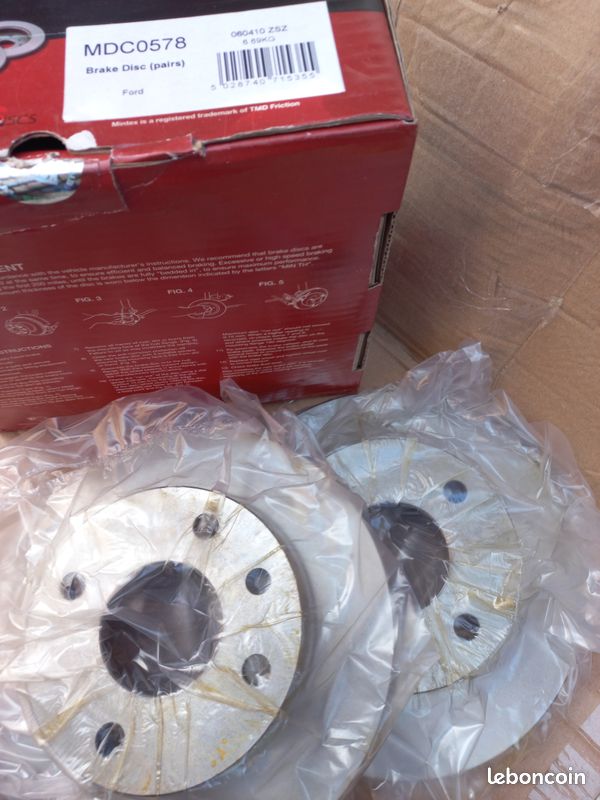 Disques de frein avant MINTEX MDC 0578, FORD (image 3)