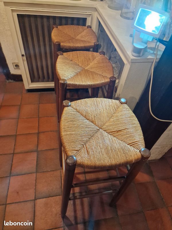 Tabouret de barre lot de 3 (image 1)