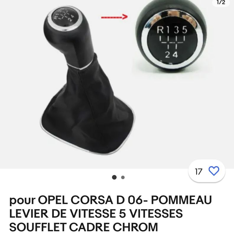 Opel - Pommeau de levier de vitesse