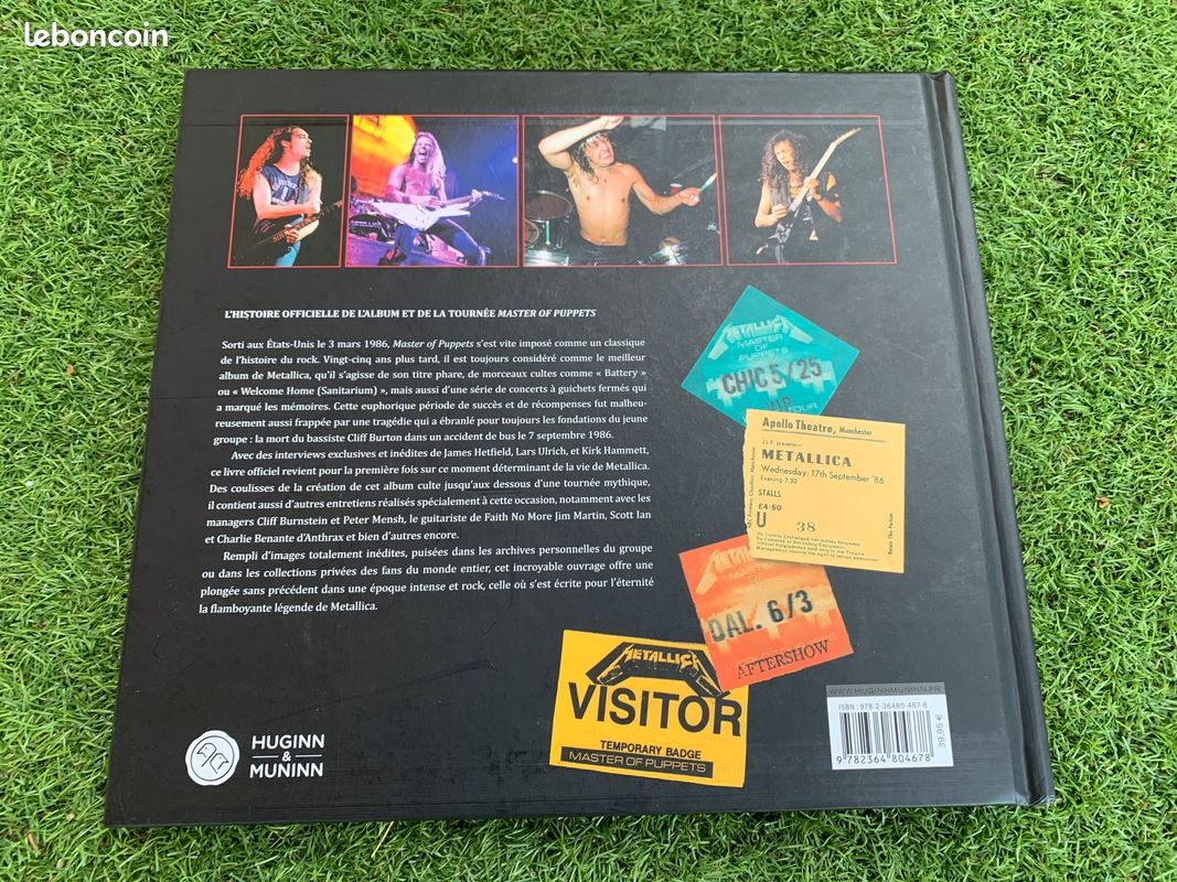 Livre relié Metallica - Back to the Front - 30e anniv Master of Puppets (image 8)