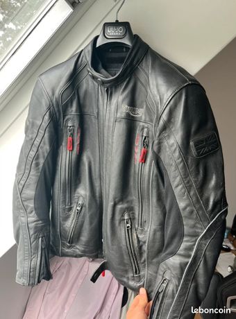 Cuir Triumph Triumph H2 Sport Jacket Giubbotti Usati Pelle