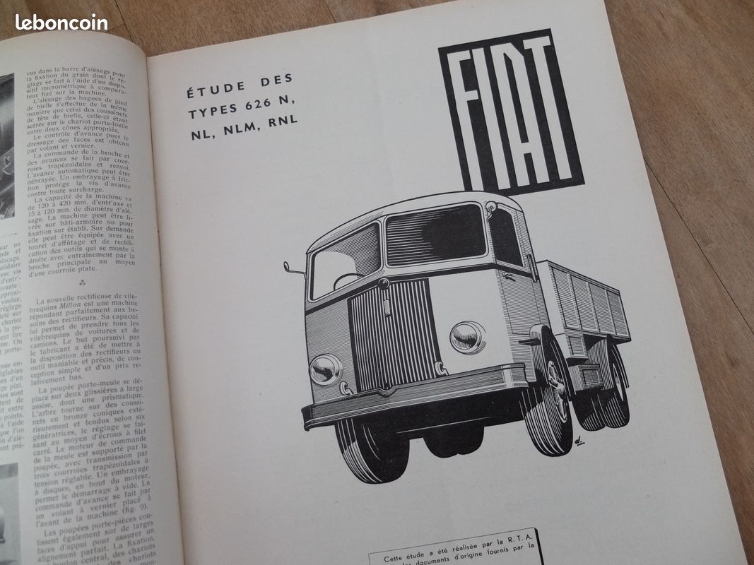 Revue technique camion Fiat 626 + Hillman Minx (image 2)