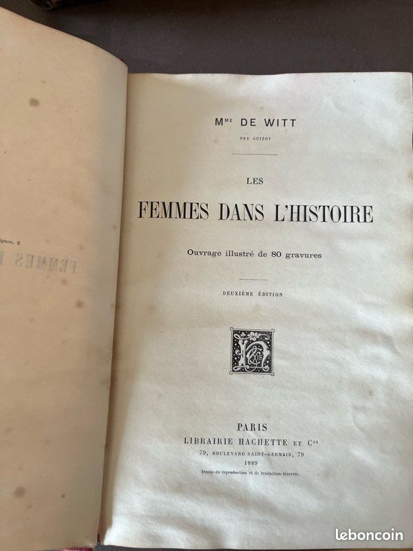 Les Femmes dans l’histoire par Mme de Witt -1889 (image 3)