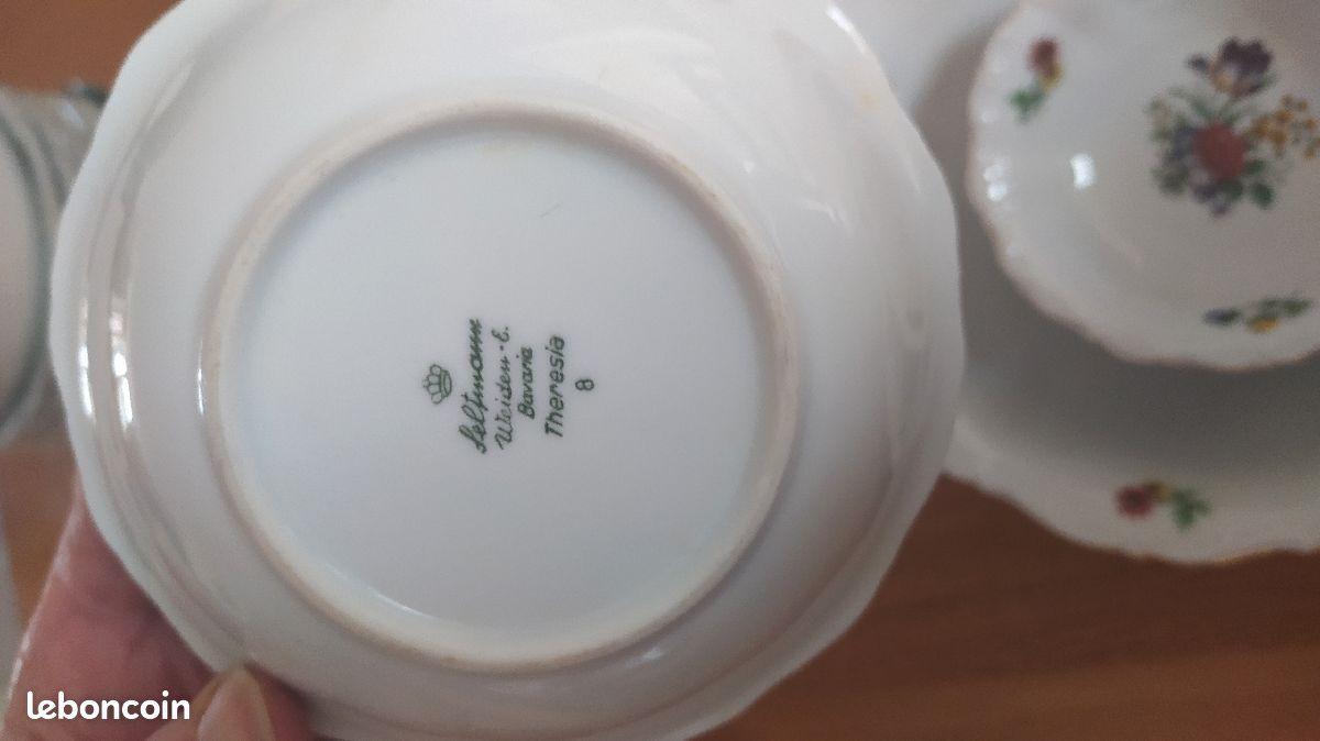 Bols à dessert porcelaine vintage (image 5)